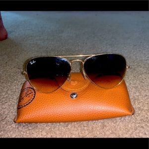 Ray Ban Glasses and Case